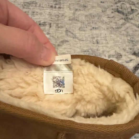 UGG Tan Shearling Lined Boots